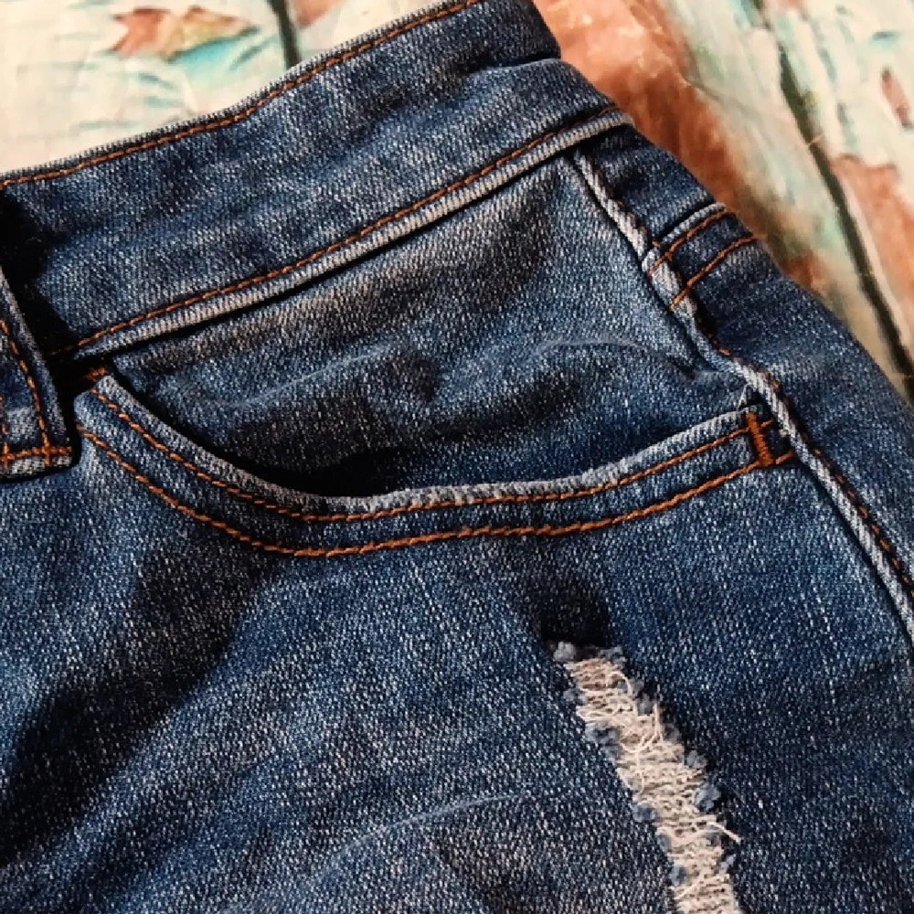 🔷️3-$15🔷️NOBO | Distressed Ripped Denim Shorts Size 5